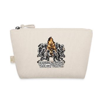 Christmastree Headbanger Metal - Organic Pouch - nature - Front
