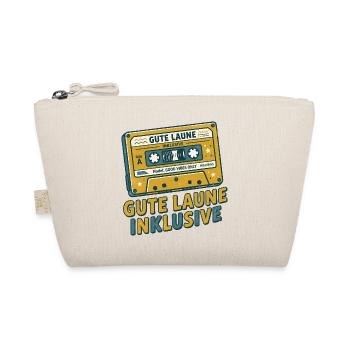 Musikkassette Retro-Design – Gute Laune inklusive - Bio-Täschchen - Natur - Vorne