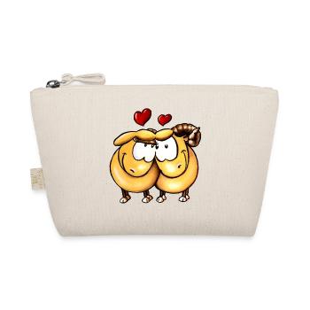 Lotte et Kalle amoureuses - Trousse biologique - nature - Devant