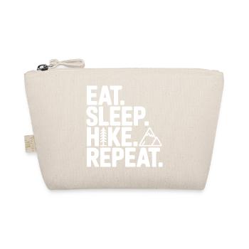 Eat. Sleep. Hike. Repeat. - Organic Pouch - nature - Front