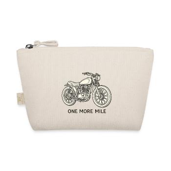 Another kilometer of vintage motorcycle - Organic Pouch - nature - Front