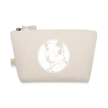 Cat Steampunk - Organic Pouch - nature - Front