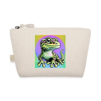 Gecko - Bio-Täschchen - Natur - Vorne