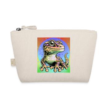 Gecko - Bio-Täschchen - Natur - Vorne