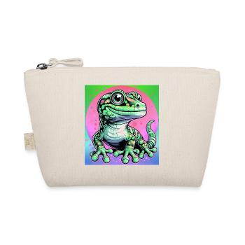 Gecko - Bio-Täschchen - Natur - Vorne