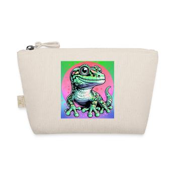 Gecko - Bio-Täschchen - Natur - Vorne