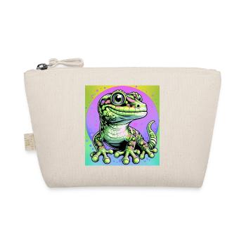 Gecko - Bio-Täschchen - Natur - Vorne