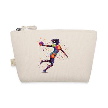 Handball Handballer Handball Trainer Fan Geschenk - Bio-Täschchen - Natur - Vorne