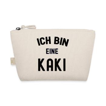 ICH BIN EINE KAKI Karneval Kostüm Kakipflaume Kaki - Bio-Täschchen - Natur - Vorne