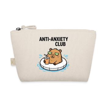 Entspannter Capybara Anti-Stress-Club - Bio-Täschchen - Natur - Vorne