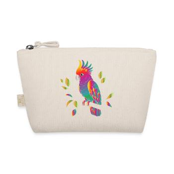 Rainbow Cockatoo Cartoon Design - Organic Pouch - nature - Front