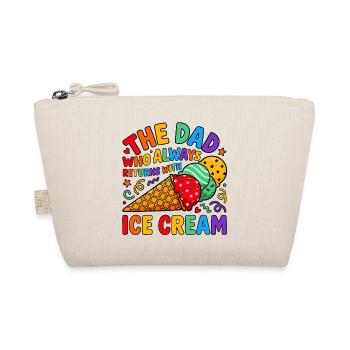 Papa kommt mit Eiscreme Farbrausch - Organic Pouch - nature - Front