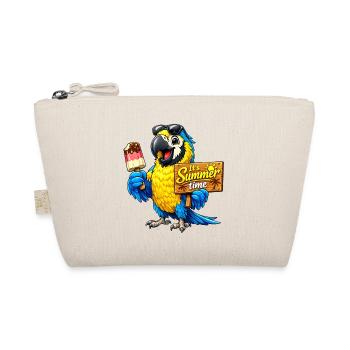 Parrot with popsicles - Organic Pouch - nature - Front