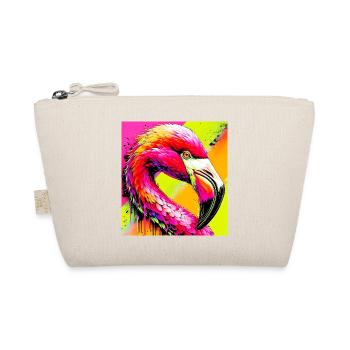 Flamingo - Bio-Täschchen - Natur - Vorne