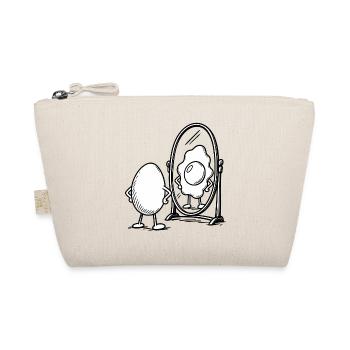 Pun with egg - Organic Pouch - nature - Front