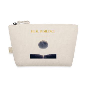 Heal in Silence – Let Peace Do the Talking - Organic Pouch - nature - Front