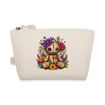 Poupée vaudou fleur avec des points de couture - Trousse biologique - nature - Devant