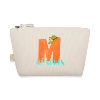 Retro Design M München - Bio-Täschchen - Natur - Vorne