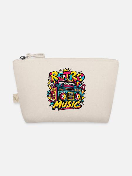Retro-Musik - Bio-Täschchen - Natur