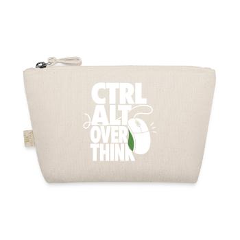 Ctrl Alt Overthink – Computer Nerd Humor - Bio-Täschchen - Natur - Vorne