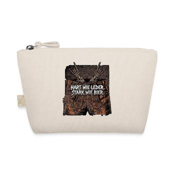 Heavy Metal Lederhosen - Bio-Täschchen - Natur - Vorne