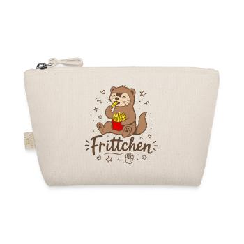 Frettchen mit Fritten - Frittchen - Pommes Frites - Bio-Täschchen - Natur - Vorne