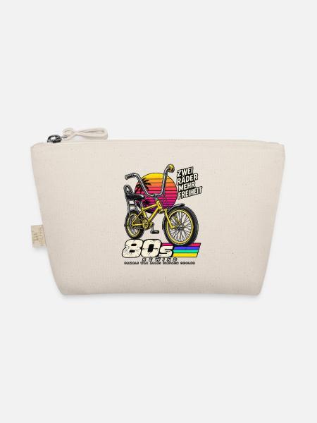 80er BMX Freiheit – Zweiräder - Bio-Täschchen - Natur