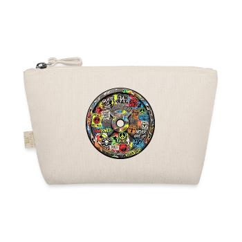 Sticker Bomb Hantelscheibe - Bio-Täschchen - Natur - Vorne