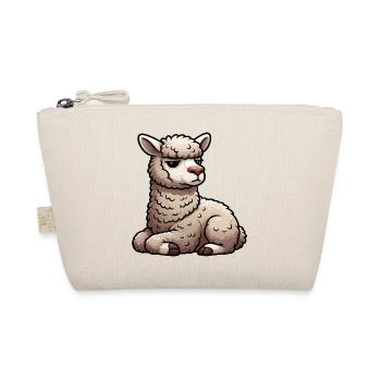 Alpaka lama Alpakabesitzer Alpakaliebhaber Lamas - Bio-Täschchen - Natur - Vorne