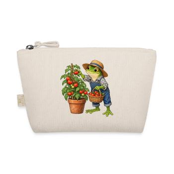 Frosch bei der Tomatenernte - Bio-Täschchen - Natur - Vorne