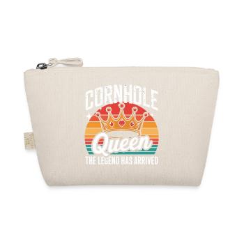  Cornhole Queen The Legend Has Arrived Königin Des - Bio-Täschchen - Natur - Vorne