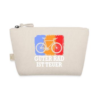 Guter Rad ist teuer Fahrradfahrer Sprüche Lustig - Bio-Täschchen - Natur - Vorne