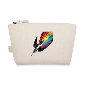 Bunter Vogel Schwalbe - Bio-Täschchen - Natur - Vorne