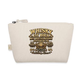 Whisky Ist Bier Destillat Hintergrund - Bio-Täschchen - Natur - Vorne