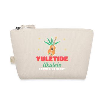 Yuletide Ukulele Weihnachts-Ukulele-Musiker - Bio-Täschchen - Natur - Vorne