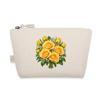 Golden Rose Bouquet Glow - Bio-Täschchen - Natur - Vorne