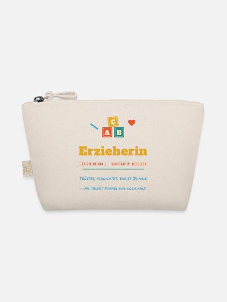 Erzieherin Definition – Kita Kindergarten Spruch - Bio-Täschchen - Natur