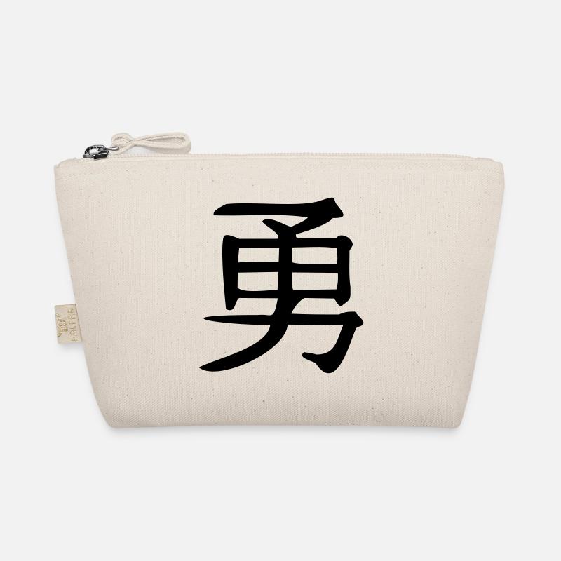 Mut-Kanji - Bio-Täschchen - Natur