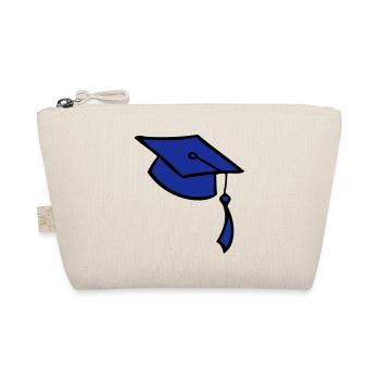 le collège, graduation, chapeau, forme, uni+, - Trousse biologique - nature - Devant