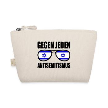 Gegen jeden antisemitismus - Bio-Täschchen - Natur - Vorne