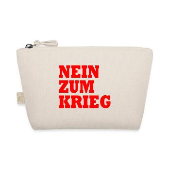 Nein zum krieg - Bio-Täschchen - Natur - Vorne