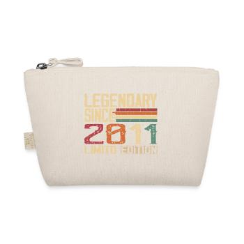 Original 2011 Vintage Birthday Gift 2011 - Organic Pouch - nature - Front