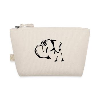German Boxer canine dog Wilsigns - Organic Pouch - nature - Front