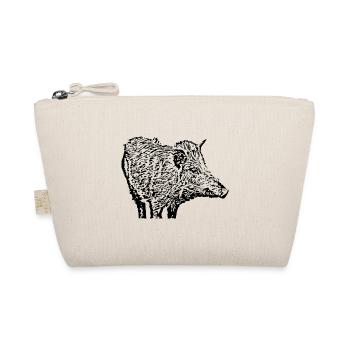 Wild boar Wild boar Pig Sow Pigs - Organic Pouch - nature - Front