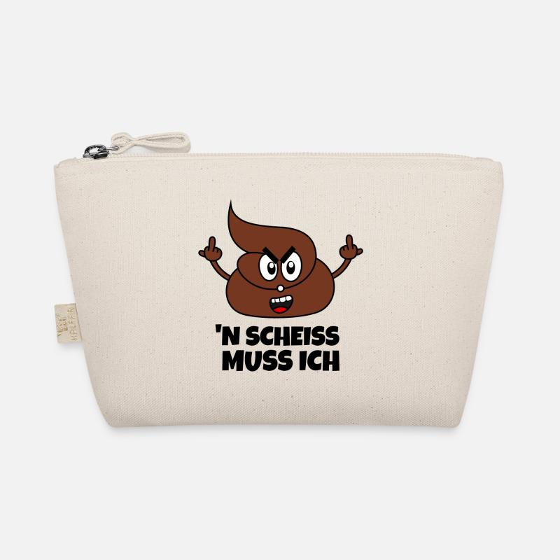 Scheiße Scheißhaufen Spruch N Scheiss Muss Ich Bio-Täschchen