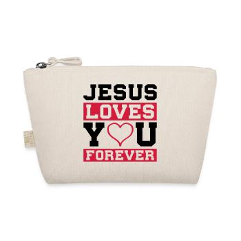 Jésus t'aime coeur - Trousse biologique - nature - Devant