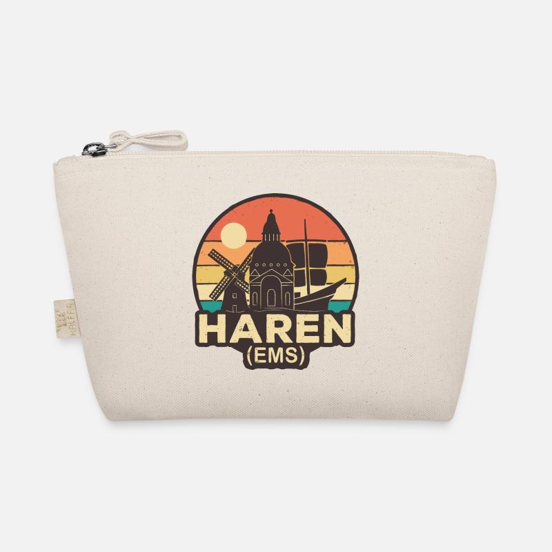 Haren (EMS) - Vintage - Bio-Täschchen - Natur
