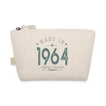 made in 1964 anniversary 58 years gift humor - Organic Pouch - nature - Front