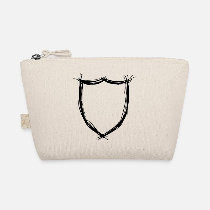 Schild, Symbol Hand gezeichnet Bio-Täschchen