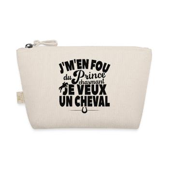Je M'en Fou Du Prince Charmant Je Veux Un Cheval - Trousse biologique - nature - Devant